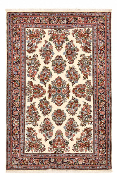 Sarouk Rug 134x207cm - Persian Rugs - dark beige
