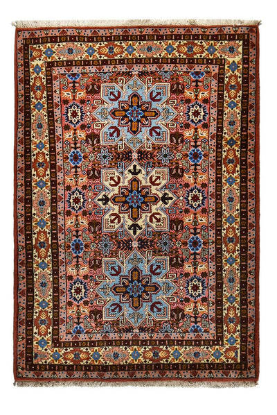 Bidjar Rug 132x207cm - Persian Rugs - multicolored