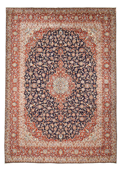 Kashan Rug 308x424cm - Persian Rugs - dark blue