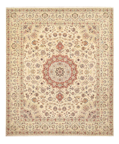Tabriz - 50 Raj Rug 298x349cm - Persian Rugs - beige