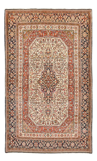 Qom Rug 136x220cm - Persian Rugs - rust