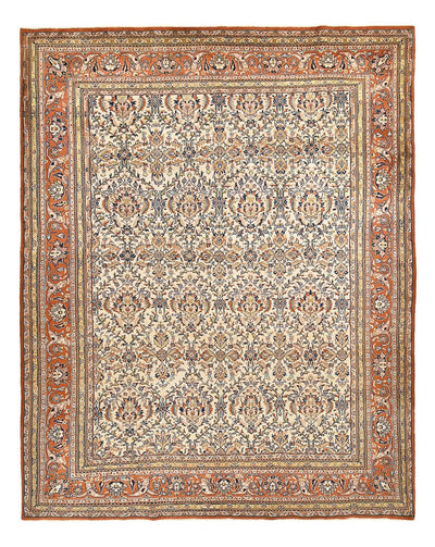Sarouk Rug 252x317cm - Persian Rugs - dark beige