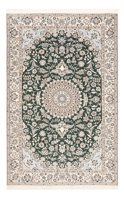 Nain - 9La Rug 159x255cm - Persian Rugs - dark green