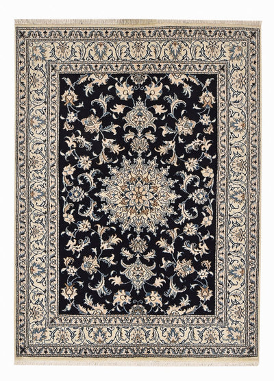 Nain - 12La Rug 149x200cm - Persian Rugs - dark blue