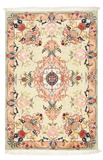 Tabriz - 50 Raj Rug 60x90cm - Persian Rugs