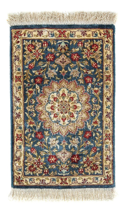 Qom Silk Rug 27x44cm - Persian Rugs