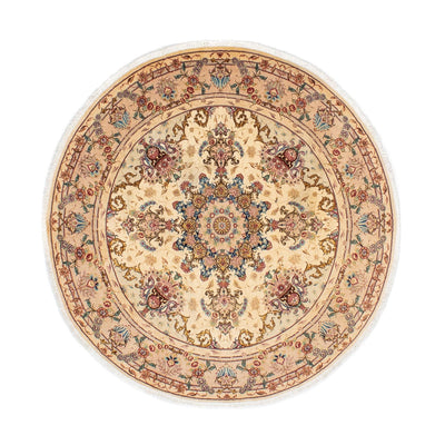 Tabriz - 50 Raj Rug 150x150cm - Persian Rugs