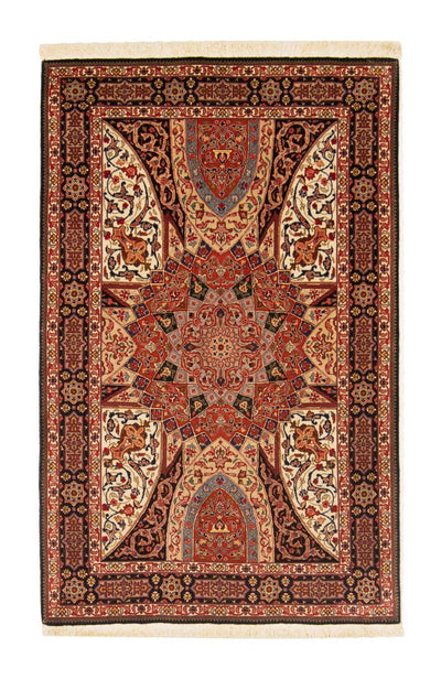 Tabriz - 50 Raj Rug 103x160cm - Persian Rugs