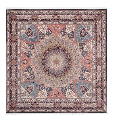 Tabriz - 50 Raj Rug 255x257cm - Persian Rugs