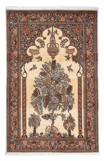 Qom Rug 135x210cm - Persian Rugs
