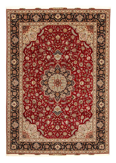 Tabriz - 50 Raj Rug 252x352cm - Persian Rugs - dark red