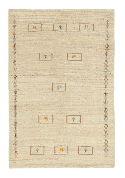 Persian Gabbeh Rug 113x166cm - Perserteppich Wollteppich