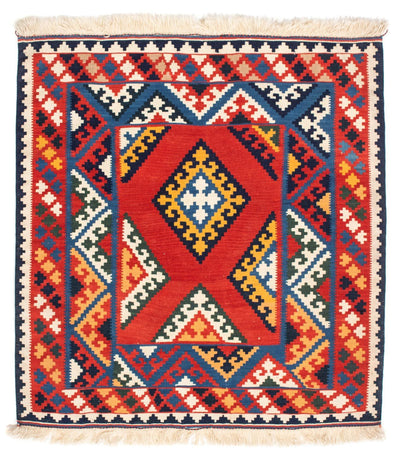 Kilim Fars Rug 110x113cm - red