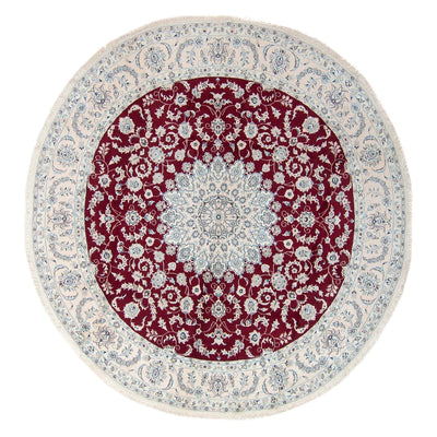 Nain Rug 295x295cm - Persian Rugs - dark red