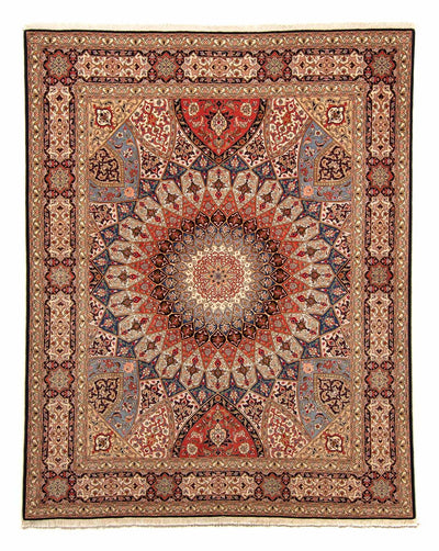 Tabriz - 50 Raj Rug 205x252cm - Persian Rugs