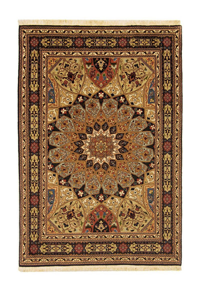 Tabriz - 50 Raj Rug 102x151cm - Persian Rugs