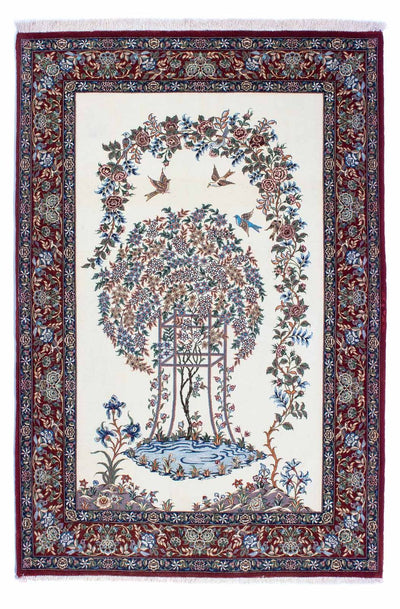 Qom Rug 135x202cm - Persian Rugs