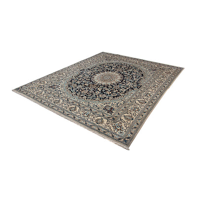 Nain Rug 196x244cm - Persian Rugs - dark blue