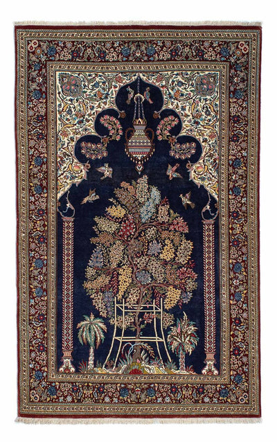 Qom Rug 127x214cm - Persian Rugs