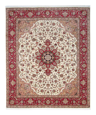 Tabriz - 50 Raj Rug 250x300cm - Persian Rugs - red