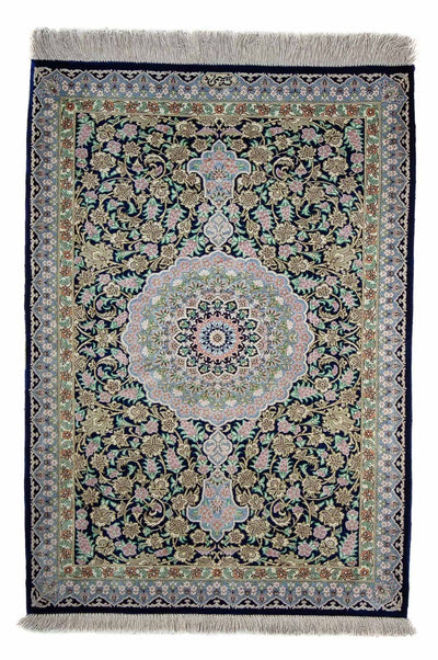Qom Rug 63x88cm - Persian Rugs