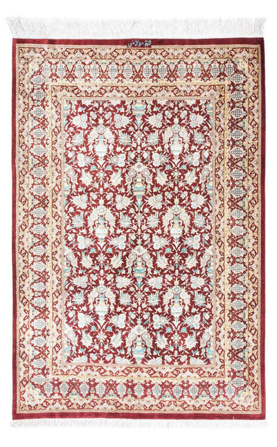 Qom Rug 76x119cm - Persian Rugs