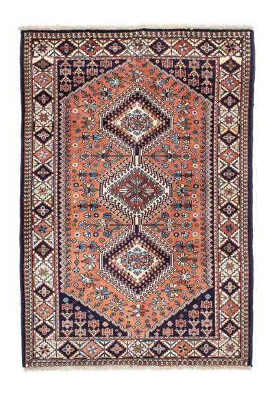 Yalameh Rug 100x152cm - Persian Rugs - light red