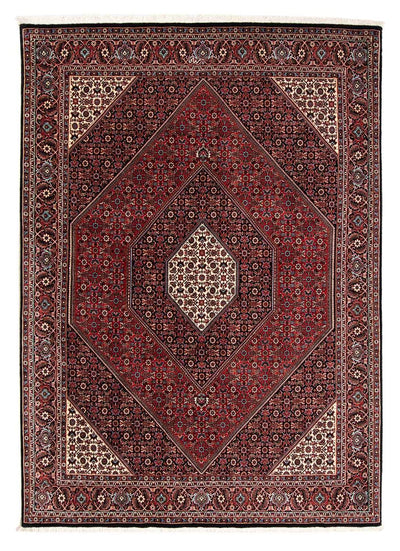 Bidjar Rug 170x241cm - Persian Rugs - dark red
