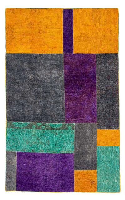 Patchwork Rug 146x237cm - Wool Rug