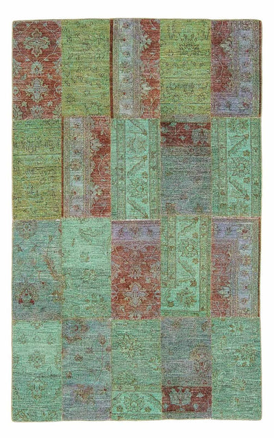 Patchwork Rug 148x242cm - Wool Rug