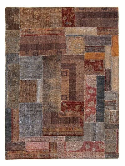 Patchwork Rug 146x194cm - Wool Rug