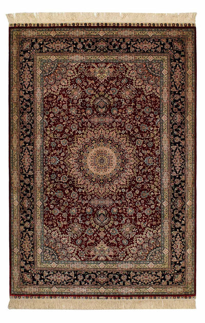 Chinese Silk Rug 122x183cm - Persian Rugs