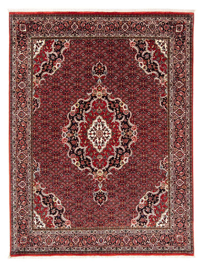 Bidjar Rug 172x229cm - Persian Rugs - dark red