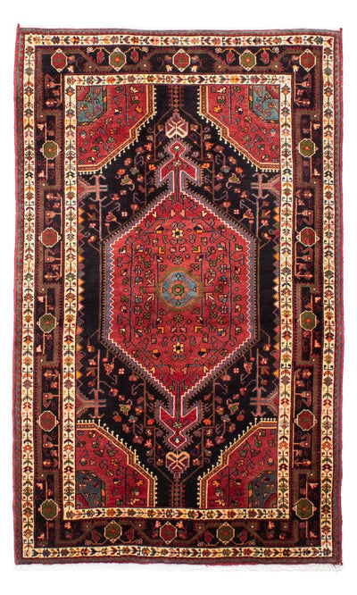 Hosseinabad Rug 142x230cm - Persian Rugs - dark blue