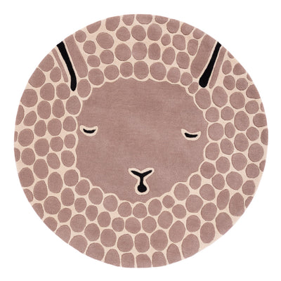 Fluffy Clouds Kids Rug Round