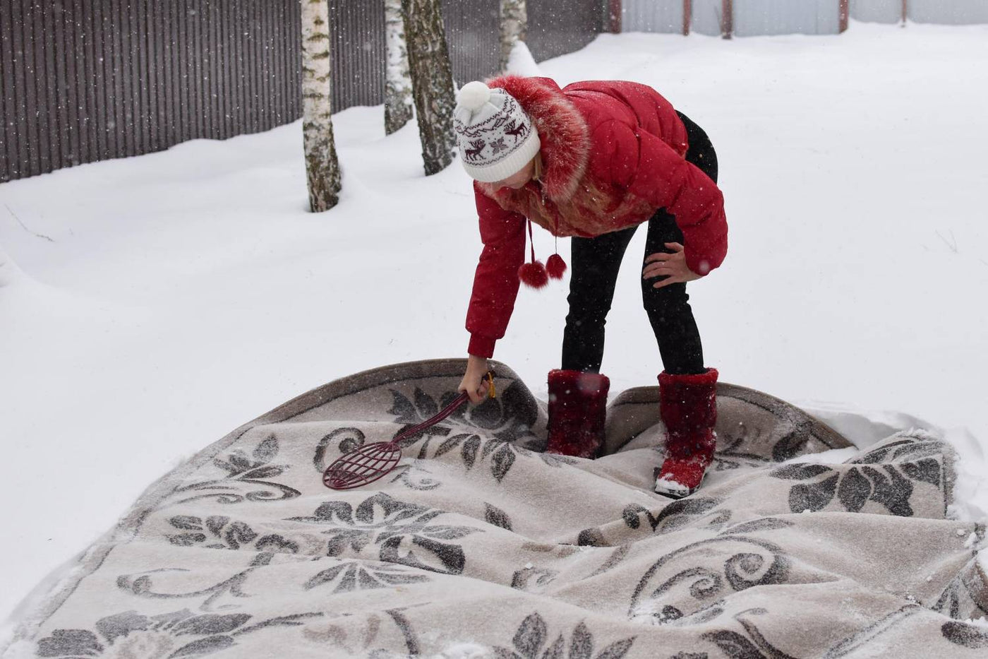 Teppichpflege im Winter
