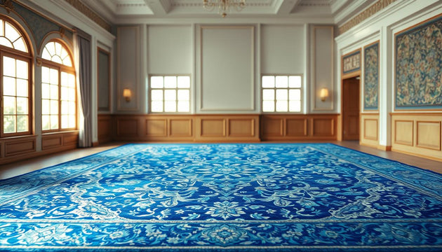 Blaue Orientteppiche