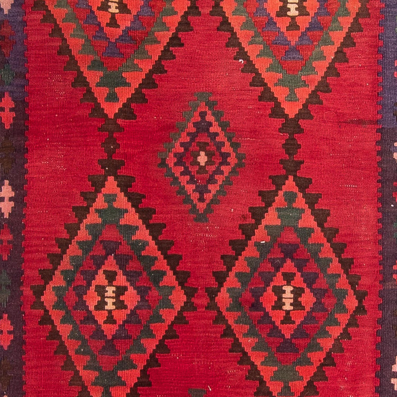 Runner Kelim Rug - Old - 325 x 118 cm - multicolored