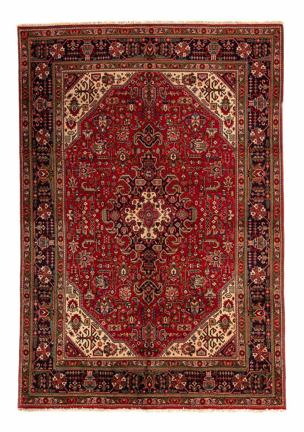 Perser Rug - Tabriz - 295 x 195 cm - dark red
