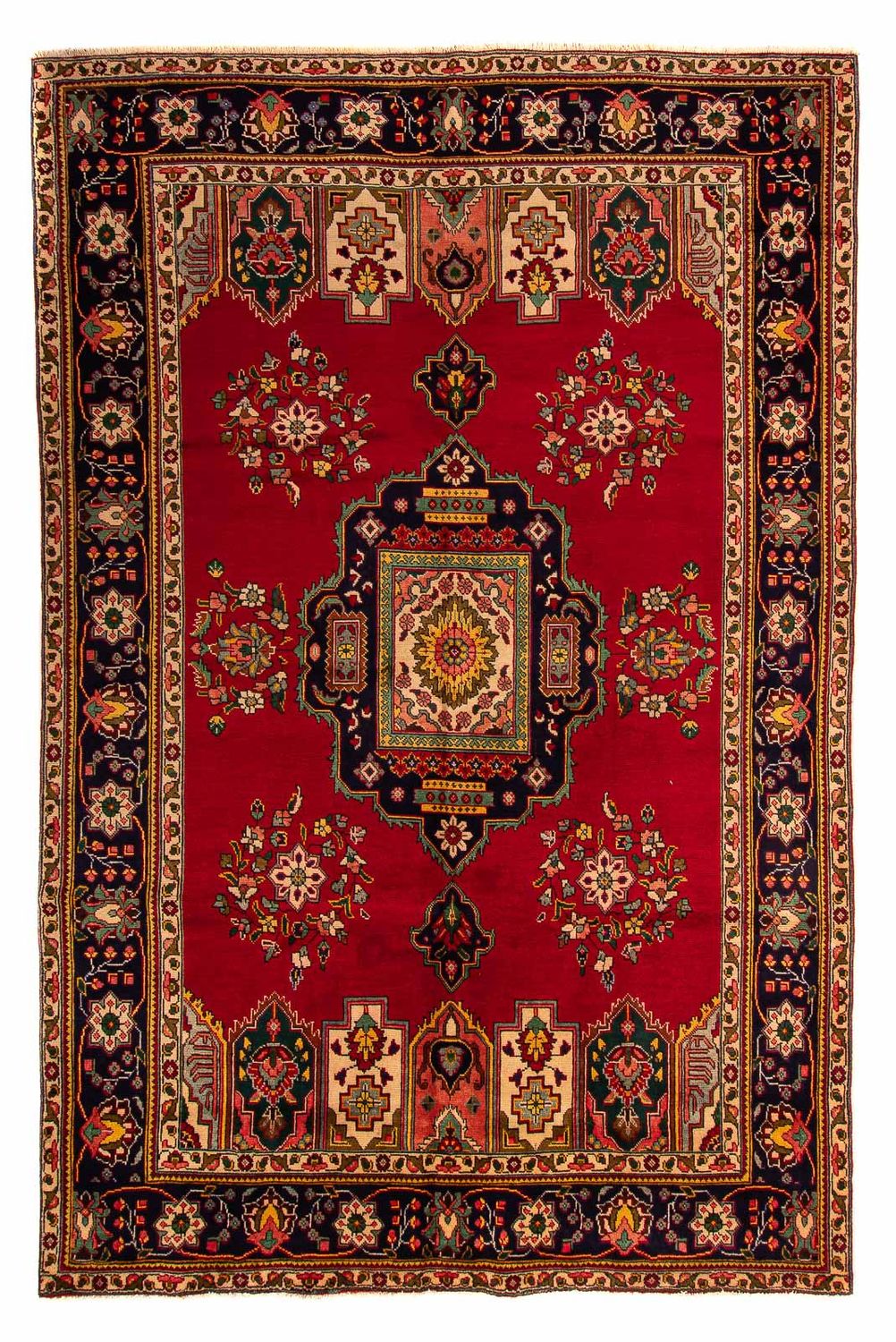 Perser Rug - Tabriz - 297 x 197 cm - dark red