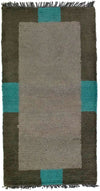 Nepal Rug 70x140cm - Wool Rug - Rectangle / Grey / 70 x 140 cm Rectangle