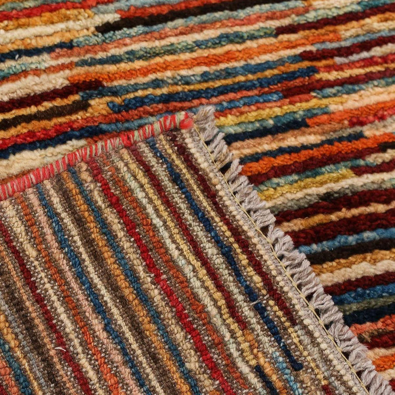 Kelim Rug - Splash - 122 x 94 cm - multicolored