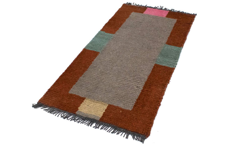 Nepal Rug - 140 x 70 cm - silver