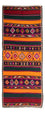 Runner Kelim Rug - Old - 355 x 150 cm - multicolored