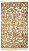 Kashmir Silk Rug 74x127cm - Oriental Rug - Rectangle / Beige / 74 x 127 cm Rectangle
