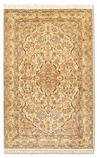 Silk Rug - Kashmir Silk - 153 x 94 cm - beige
