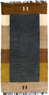Nepal Rug 70x140cm - Wool Rug - Rectangle / Grey / 70 x 140 cm Rectangle