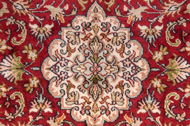 Silk Rug - Kashmir Silk - 120 x 80 cm - red