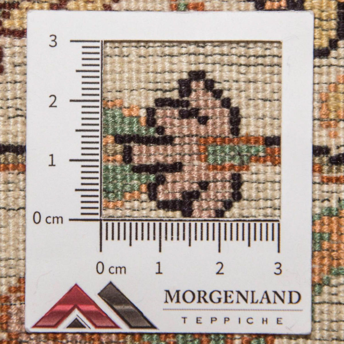 Silk Rug - Kashmir Silk - 95 x 62 cm - beige