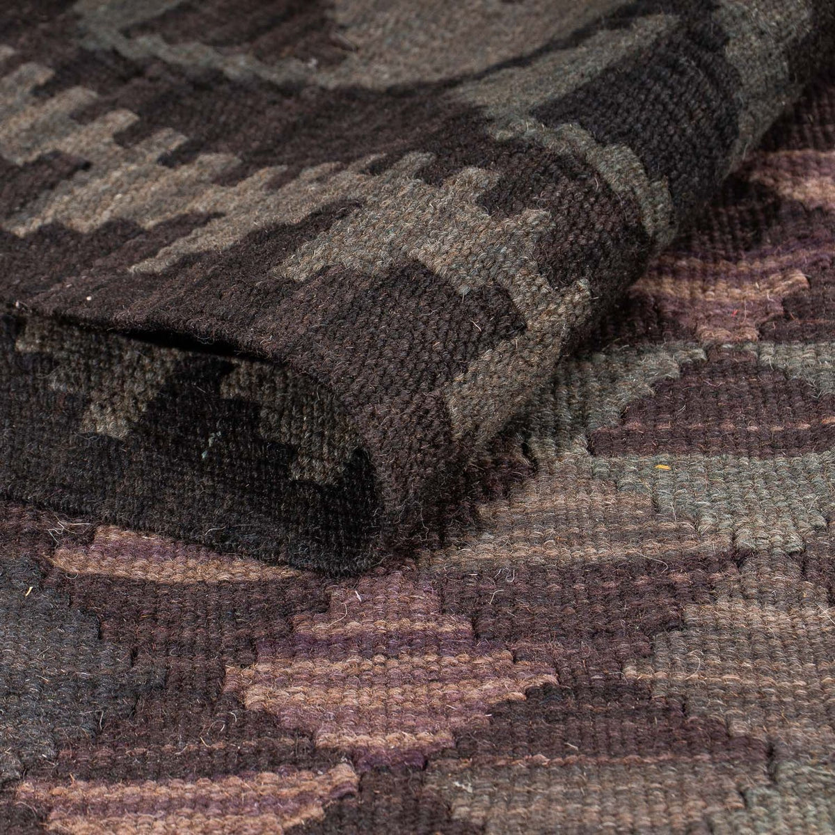 Kelim Rug - Splash - 197 x 151 cm - multicolored